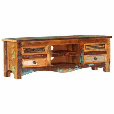 

TV Cabinet 472"x118"x157" Solid Reclaimed Wood