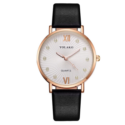 

Womens watches top brand luxuryFashion Leather BlueRedBlackWhitePurple Simple Quartz watch for Gifts Relogio Feminino 2019