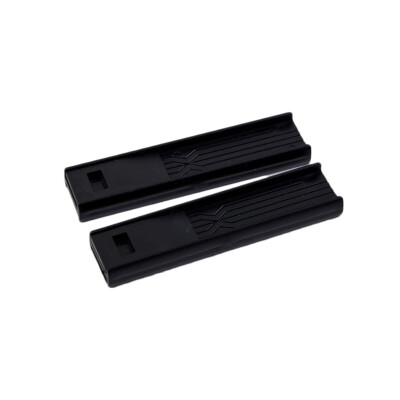 

2pcs Reed Case Clarinet Saxphone Reed Clip Black Plastic Woodwind Instrument Accessory