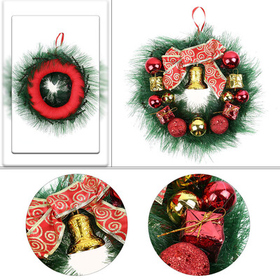 

Tailored Christmas Wreath Decor For Xmas Party Door Wall Hanging Garland Ornament 30CM