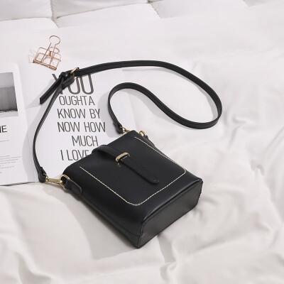 

Fashion Large Capacity Bucket 2019 New Green Pu Leather Crossbody Bag Single Shoulder Bag Retro Ladies HandBags Messenger Bag