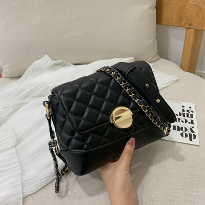 

Female bag Korean version of the tide rhombic chain small square bag texture shoulder bag wild Messenger tidal wave pack