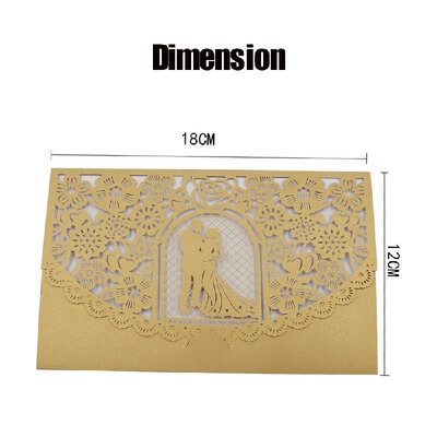 

20pcs Invitation Cards Invitation Holders with Inner Sheets for Wedding Birthday Party Anniversary