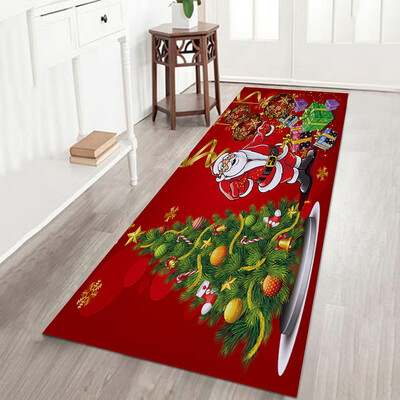 

Tailored Merry Christmas Welcome Doormats Indoor Home Carpets Decor 60x180CM