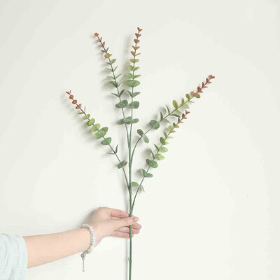 

Toponeto Artificial Fake Plastic Silk Eucalyptus Plant Flowers Home Garden Wedding Decor