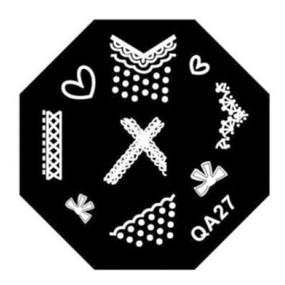

Toponeto DIY Nail Art Image Stamp Stamping Plates Manicure Template QA Series