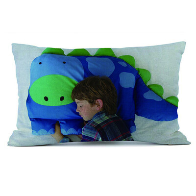 

〖Follure〗Kids Animal Pillowcase Boys Dylan The Dinosaur Pet Pillow Sham For Children