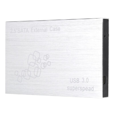 

Portable High Speed 5Gbs USB 30 HDD SSD SATA External Aluminum 25" Hard Drive Disk Box Enclosure Case with USB Cable