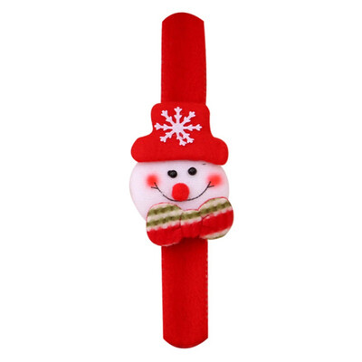 

Christmas Slap Bracelets Hand Ring Wristband Christmas Party Favors Supplies Kids Adults Wrist Decoration