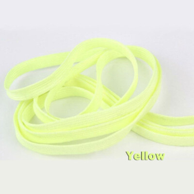 

2PC 100cm Luminous Glow In The Dark Shoelace Athletic Sport Sneaker Shoe Laces Strings