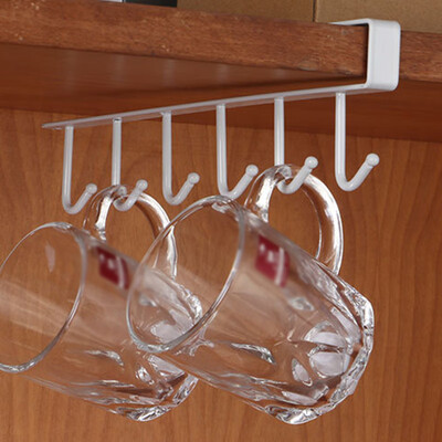 

Iron Hooks Kitchen Cup Coat Clothes Door Holder Rack Hook Wall Hanger