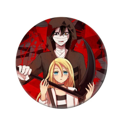 

1pcs Anime Angels of Death Cosplay Badge Cartoon Rachel Gardner Ray Brooch Pins Zack Collection bags Badges for Backpacks