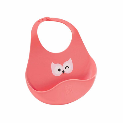 

GoodBaby gb Soft Bib for Children Roll Up Bib Crumb Catcher food-grade silicone material