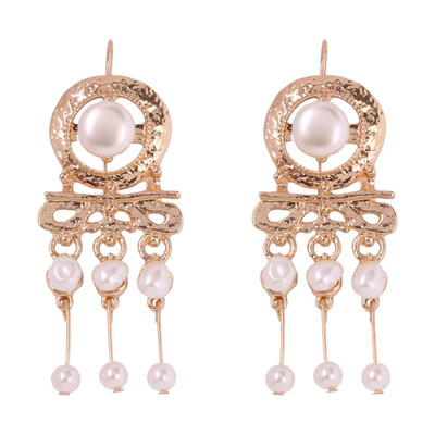

Solememo Trendy Simulated Pearls Drop Earrings Women Wedding Party Dangle Earrings Jewelry Accessories Bijoux Wholesale E5330
