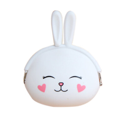 

Siaonvr Cute Bunny Coin Bag Key Bag Cartoon Cartoon Girl Zero Wallet