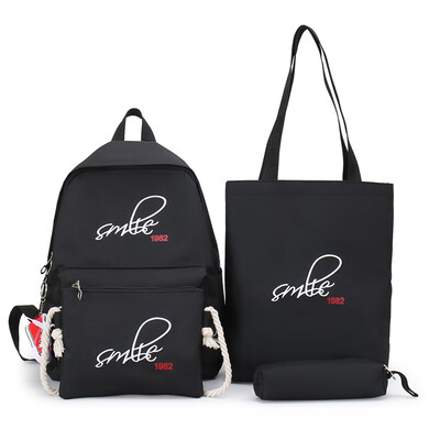 

Four sets of schoolbags for girls schoolbags for girls schoolbags for junior high school students&backpacks for senior high