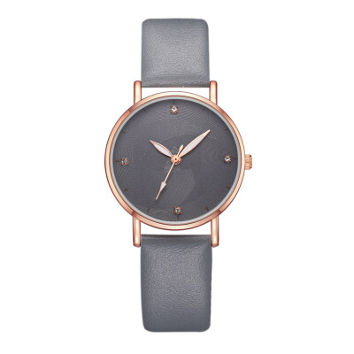 

2019 new ladies watch pu strap quartz watch female watch trend ladies watch