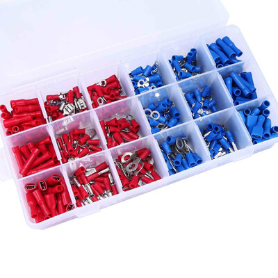 

〖Follure〗360 Pcs Assorted Insulated Electrical Wire Crimp Heat Shrink Terminals Spade Set