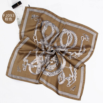 

Explosion models spring&autumn trend new silk scarf silk satin small square scarf professional decoration Korean women winter scarf FJ093