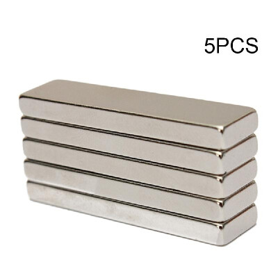 

5pcs N35 Strong Magnety Blocks Rare Earth Neodymium Magnety for Refrigerator DIY Craft Scientific&Office Multi-use 40x10x4mm