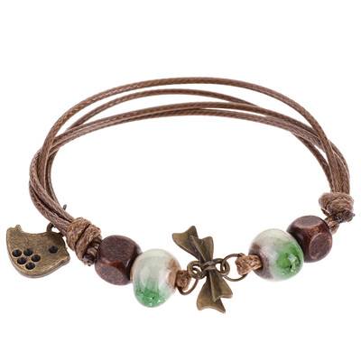 

Creative Fashion New Jingdezhen Ceramic Original Handmade Woven Ornament Bracelet