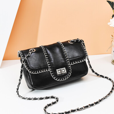 

Womens summer fashion bag red chain bag Joker foreign style texture slung ins shoulder