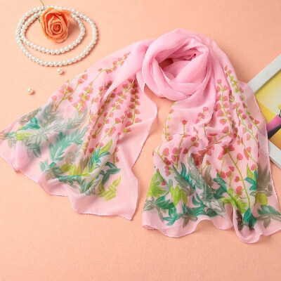 

New Fashion Women Chiffon Scarf Print Long Shawl Pashmina Beach Elegant Thin Scarf