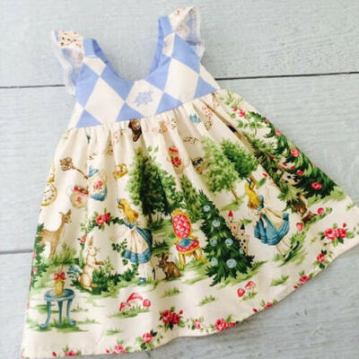 

Toddler Kids Baby Girls Cartoon Floral Dress Princess Party Pageant Tutu Dresses