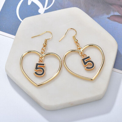 

La Melodie Champagne Gold Heart Shaped Round Earrings Bohemian Elizabeth Map Earrings Earrings 2019 DIY Bohemian Style Jewelry