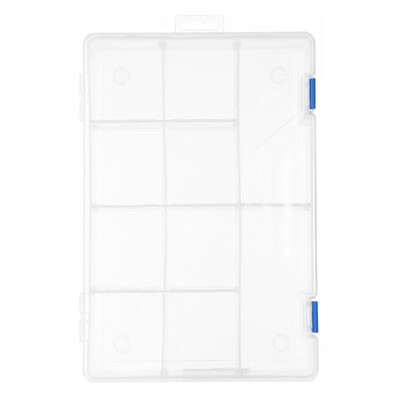 

Transparent Plastic Storage Box Multiple Compartments Slot Hardware Box Organizer Jewelry Tools Electronic Components Container Fi