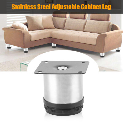 

Greensen Stainless Steel Adjustable Home Kitchen Cabinets Table Shelf Feet Round Furniture Leg Cabinet Leg Shelf Leg