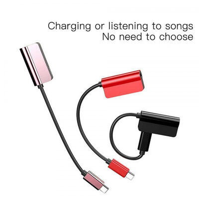 

USB-C Type C To 35mm Aux Audio Charging Cable Adapter Splitter Headphone Jack