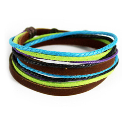 

Leather Bracelet Mens Fashion Bracelet Bangles