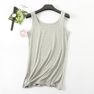 

Sexy Women Modal Tank Top Sleeveless Scoop Neck Solid Stretchy Slim Vest Summer Tops