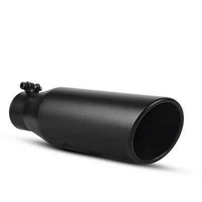 

225" Inlet Black Exhaust Tip225" x 35" x 12" Clamp On Design Stainless Steel Diesel Exhaust Tip