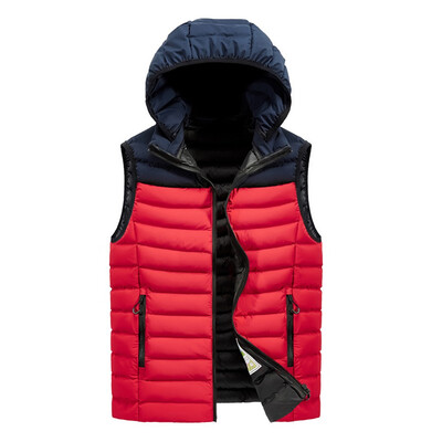 

Gobestart Mens Autumn Winter Zipper Fashion Hoodie Waistcoat Vest Jacket Top Coat