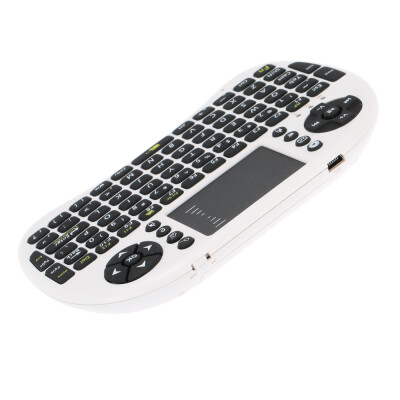 

24G Mini USB Wireless English Version Keyboard Touchpad & Air Mouse Fly Mouse 800mAh Remote Control for Android Windows TV Box Sm