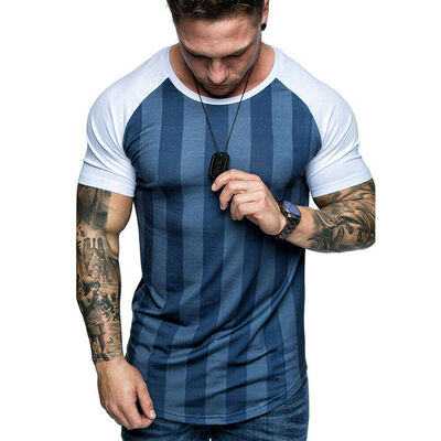 

Mens Slim Fit O Neck Short Sleeve Muscle Tee Shirts Casual T-shirt Tops Blouse