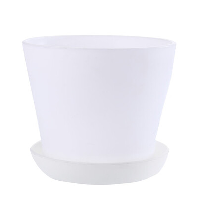 

Gobestart Colourful Mini Plastic Flower Pot Succulent Plant Flowerpot Home Office Decor