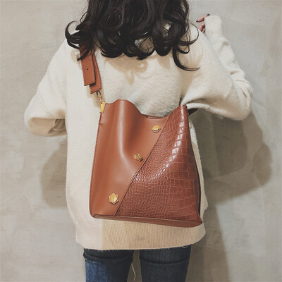 

Tailored 2Pcs Fashion Women Alligator Leather Crossbody Bags Messenger Handle Bag