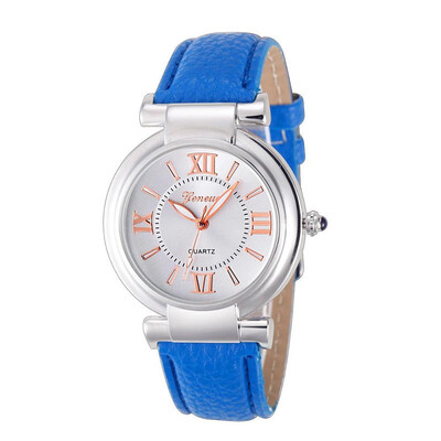 

Geneva student watch exquisite temperament ladies watch fashion belt casual quartz womens watch