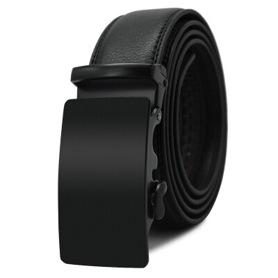 

Male Genuine Leather Strap Belts For Men Top Quality Automatic Buckle black Belts Mens Real leather cowskin Novelty belt GH333