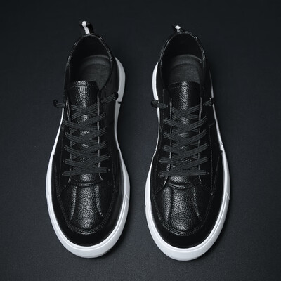 

Summer mens shoes 2019 new casual British style trend shoes mens belt flat bottom shoes students white shoes