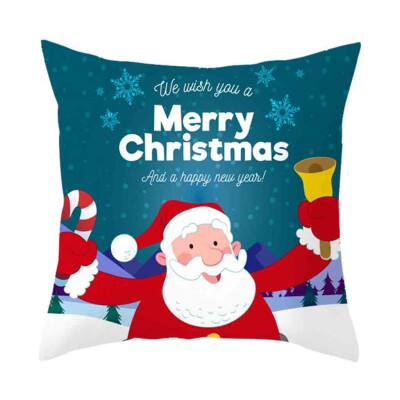 

Tailored Christmas Pillow Cover Decor Pillow Case Sofa Waist Throw Cushion Cover