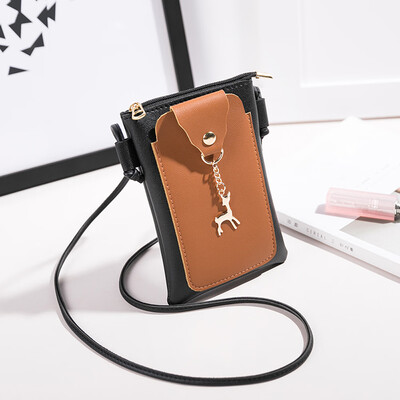 

Tailored Women Fashion Patchwork Deer Cover Crossbody Bag Shoulder Bag Phone Coin Bag BG