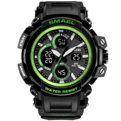 

Gobestart SMAEL Men Sport Watch Casual LED Digital Rubber Strap Electronic Wristwatch Gift