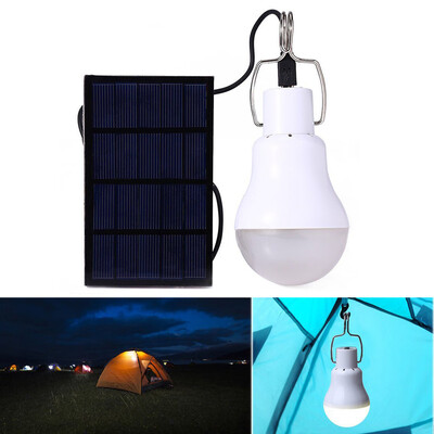 

〖Follure〗15W Portable Solar Panel Power LED Bulb Lamp Outdoor Camp Tent Fishing Light 5V