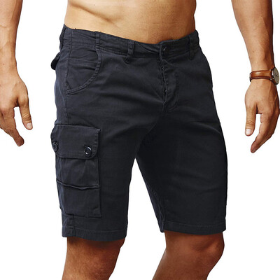 

SUNSIOM Mens Cargo Shorts Casual Multi Pocket Short Twill Cotton Pants Summer -XXL