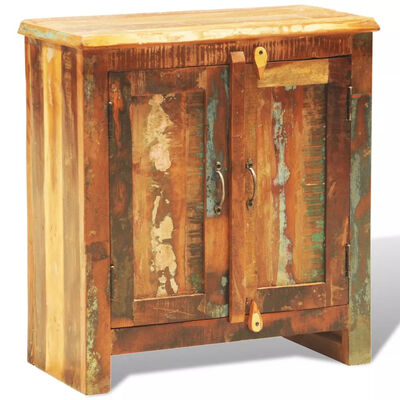 

Reclaimed Cabinet Solid Wood with 2 Doors Vintage