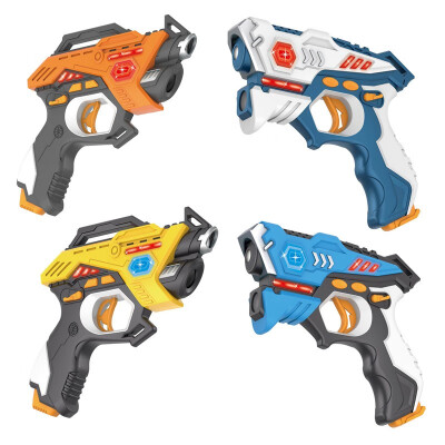 

CAN HUI childrens toy gun cs electric sound vibration infrared four gun set 9396